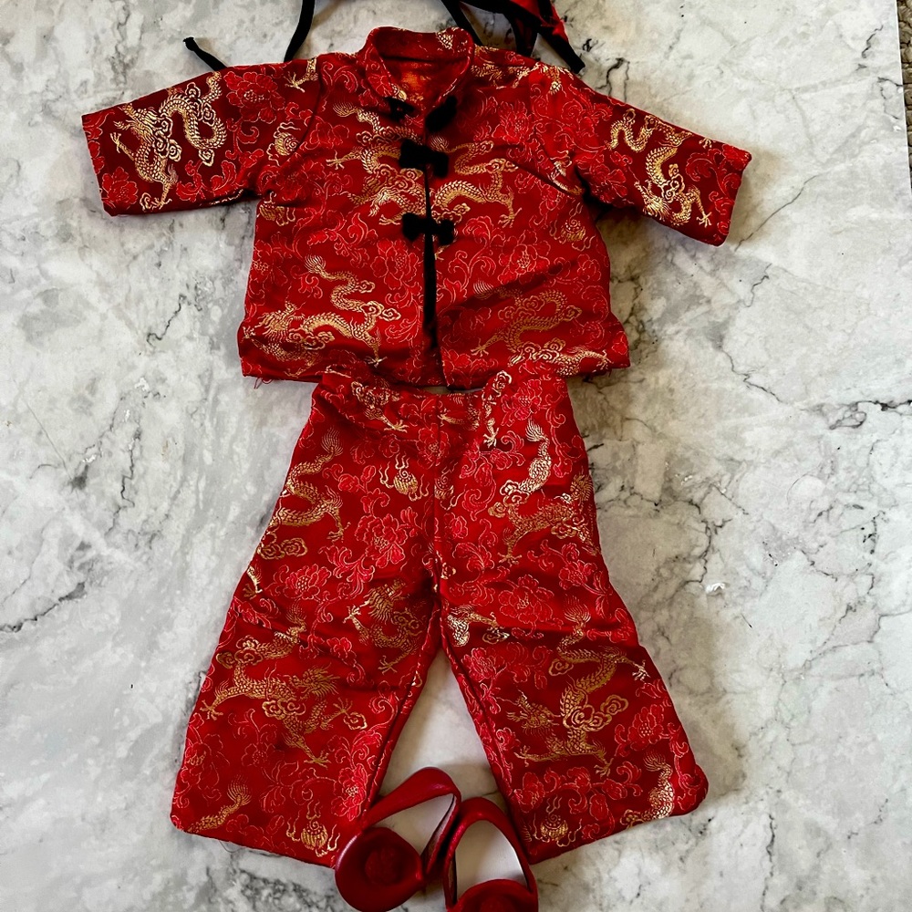 Vintage American Girl Doll Lunar New Year Outfit